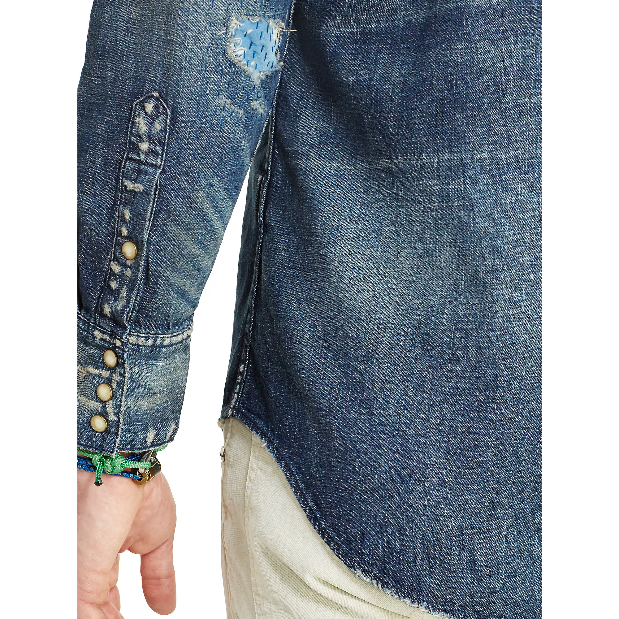 ralph lauren shirt with elbow patches